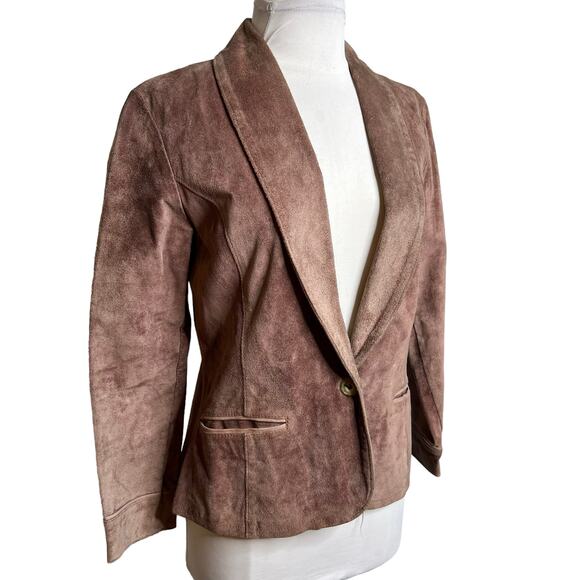 Vintage Oshwahkon suede blazer - Picture 2 of 12